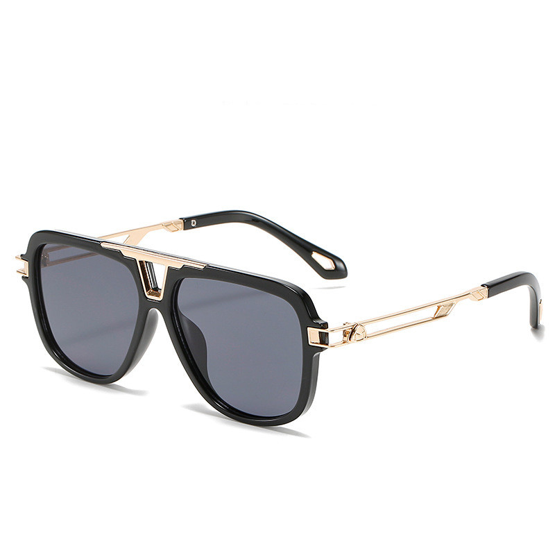 Fashion Older Ladies & Men Retro Big Frame Sunglasses