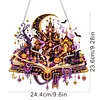 Acrylic Special Shape Halloween Hummingbird DIY Diamond Painting Hanging Pendant Kit