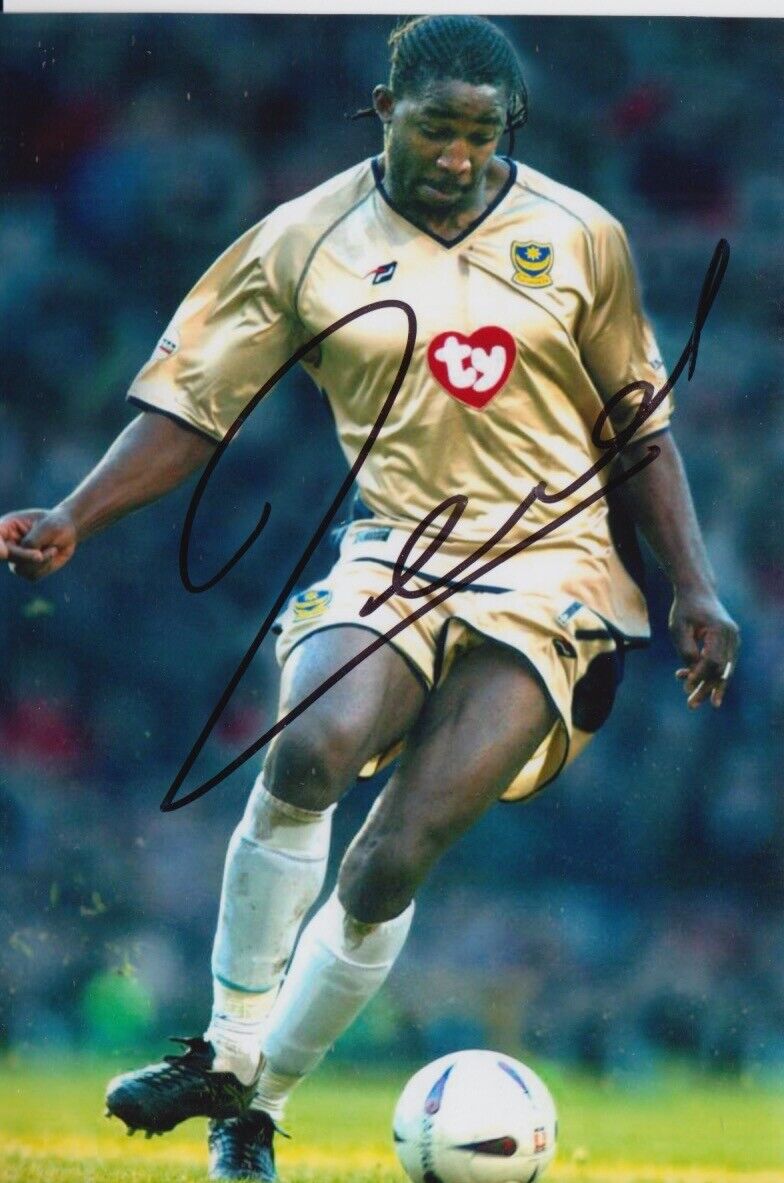 VINCENT PERICARD HAND SIGNED 6X4 Photo Poster painting PORTSMOUTH FOOTBALL AUTOGRAPH