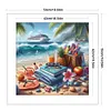Beach Scenery-11CT Stamped Cross Stitch 50*50cm/19.69*19.69in tapestrymarket
