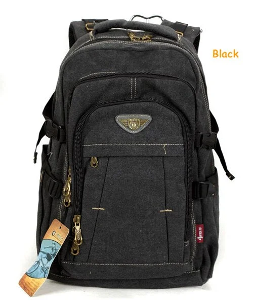 Men Backpack Fashion Canvas Vintage Backpack Leisure Shoulder Travel Male School Bags Laptop Computers Unisex Rucksacks Bagpack