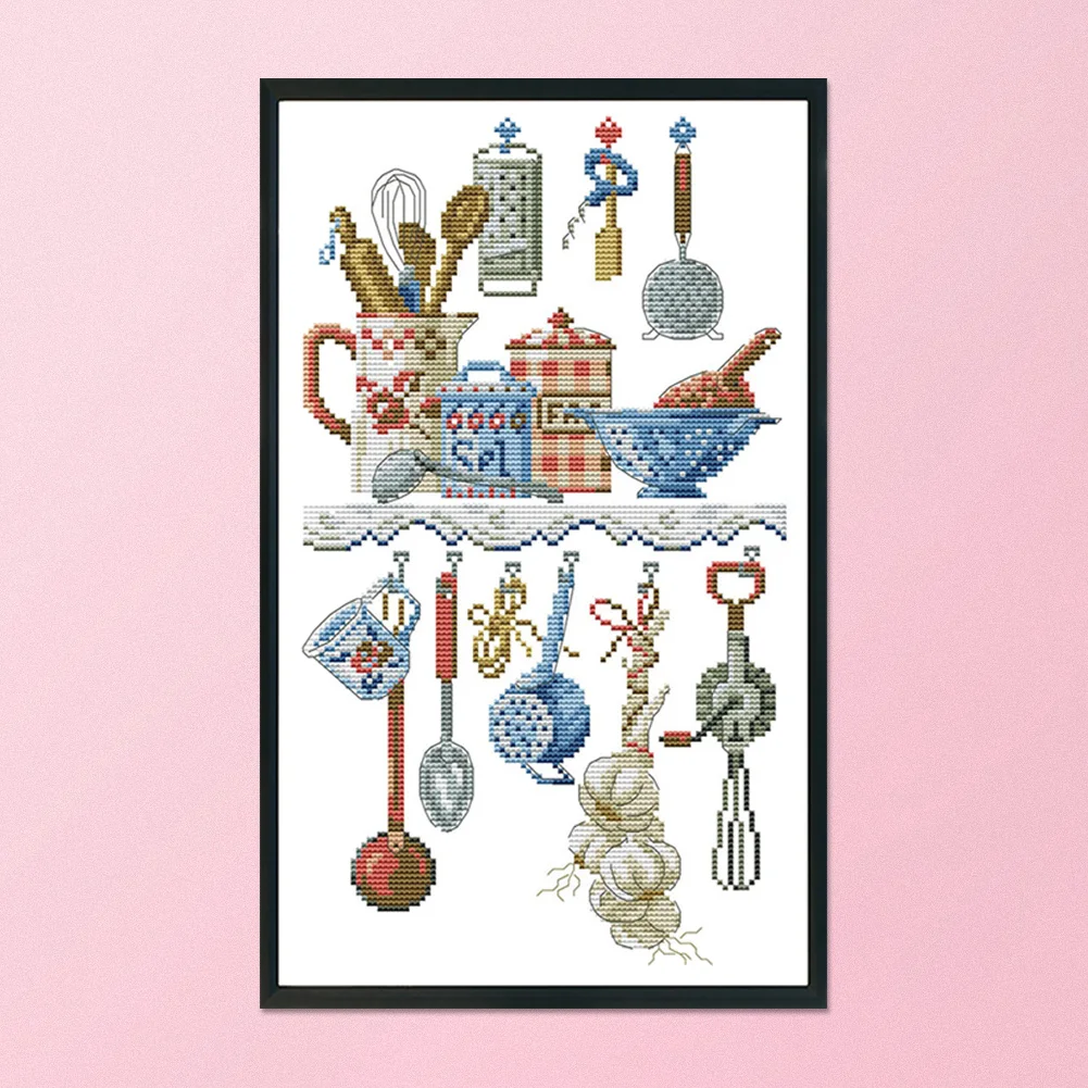 11ct Stamped Cross Stitch - Dolphin(50*40cm)