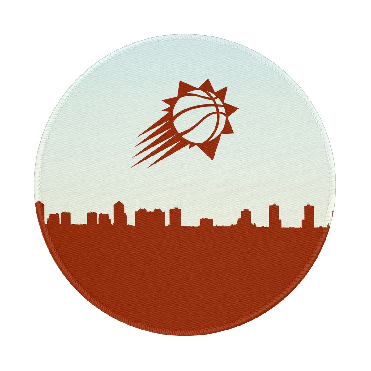 Phoenix Suns Landscape Logo Gaming Round Mousepad for Computer Laptop