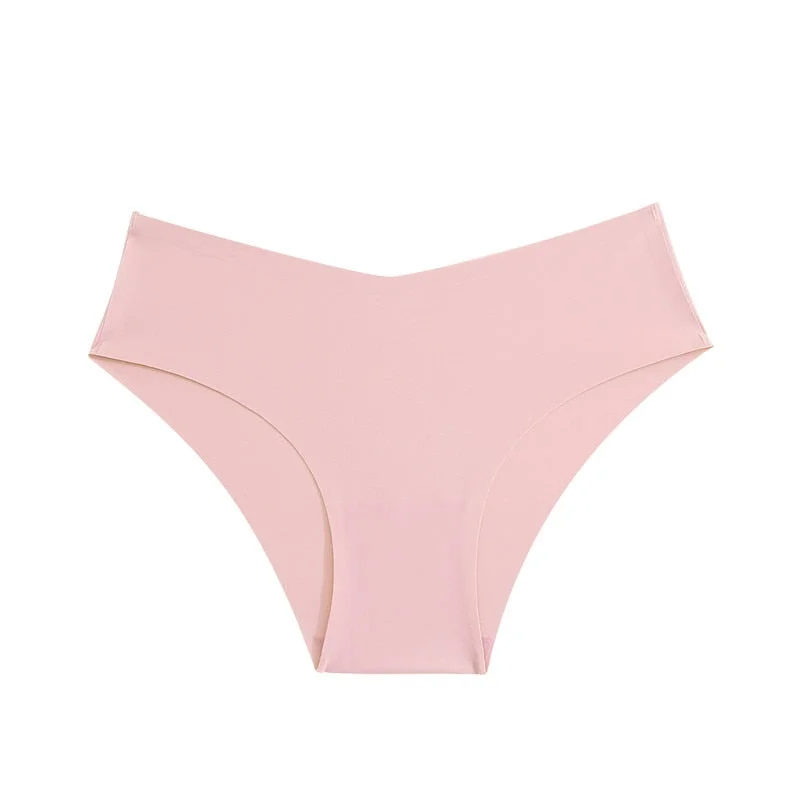 FINETOO 1/2Pcs Seamless Panties Women Sexy V Waist Briefs M-2XL Plus Size Underwear Comfortable Ladies Underpants Lingerie 2021