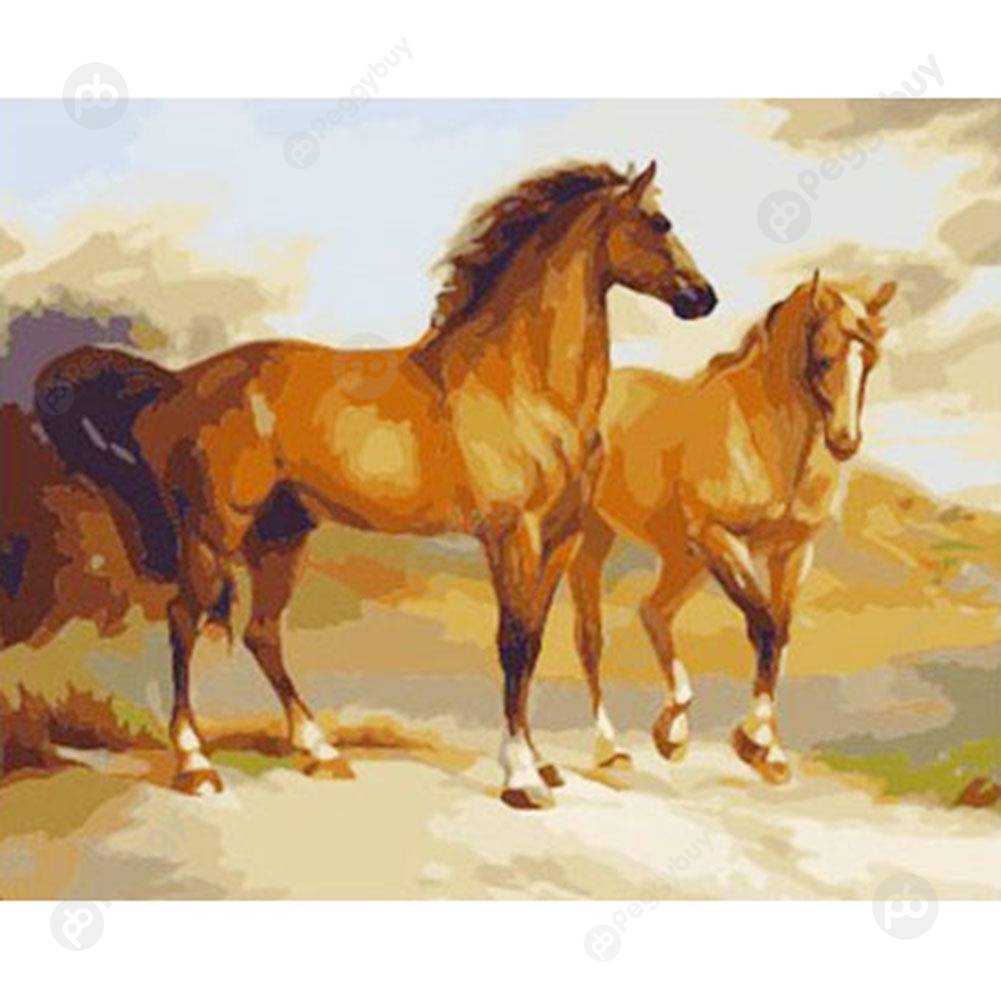 

40*50CM Paint By Numbers-Horse, 501 Original