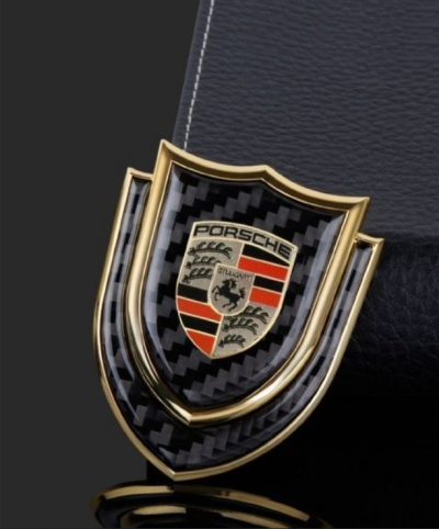 Car Body Side Window Decoration Carbon Fiber Metal Car Sticker