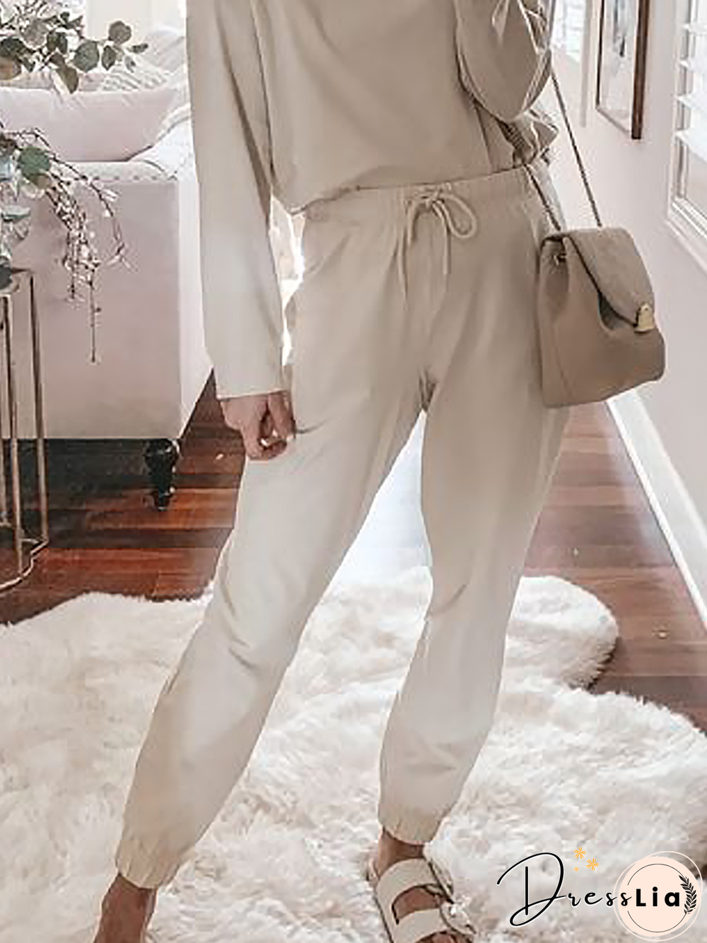 Crew Neck Jersey Plain Sweatshirts