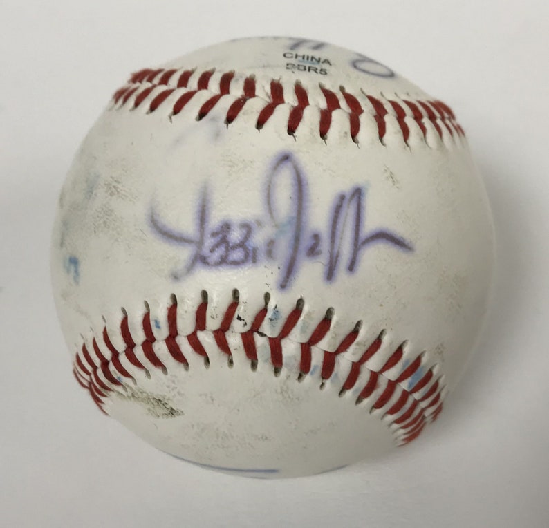 Mark Grace, Ozzie Guillen, Tim McCarver, Eric Karros Signed Autographed Rawlings Baseball - COA Matching Holograms