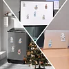 6Pcs Diamond Painting Acrylic Christmas Goblin Fridge Magnet for Home Decor