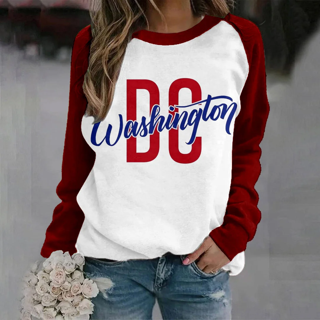 Women's Print Casual Sweatshirt