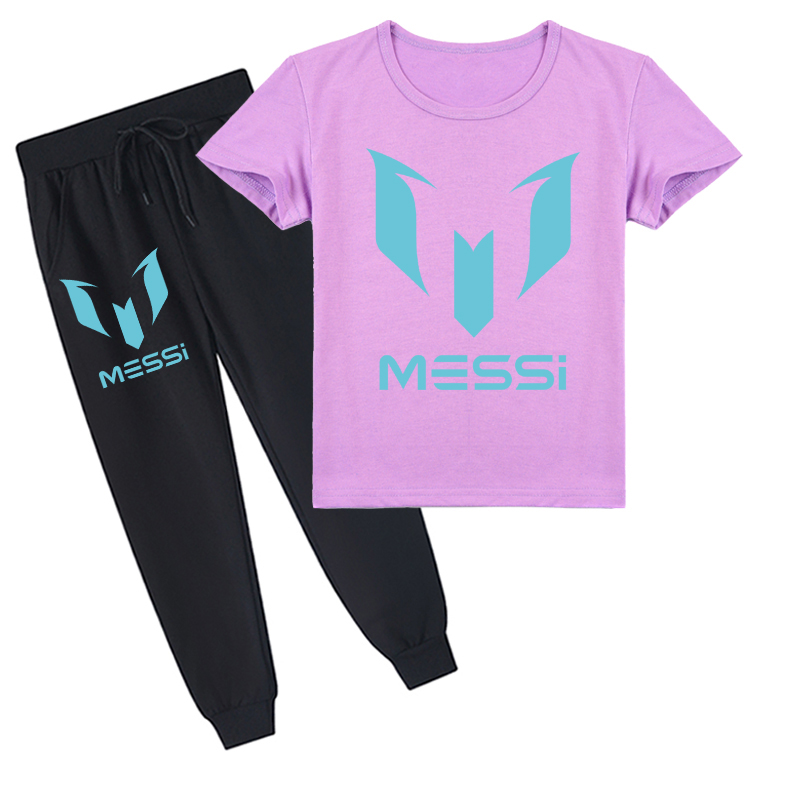 Mayoulove Messi Kids T-Shirt Set - Cool Short Sleeve Outfit for Boys  Girls, Perfect for Soccer Fans-Mayoulove
