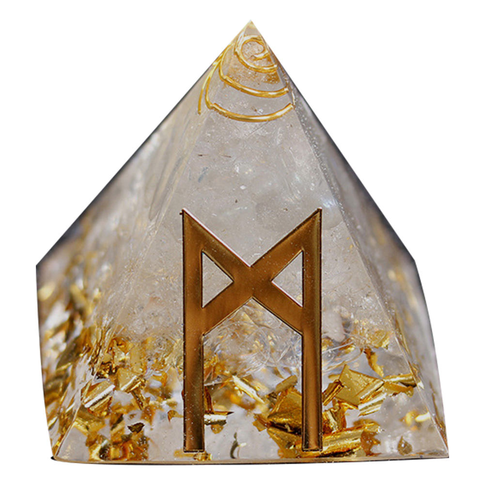 

5cm Natural Orgonite Pyramid Chakra, 501 Original