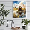 Diamond Painting-DIY Full Round Drill  Beavers By The River