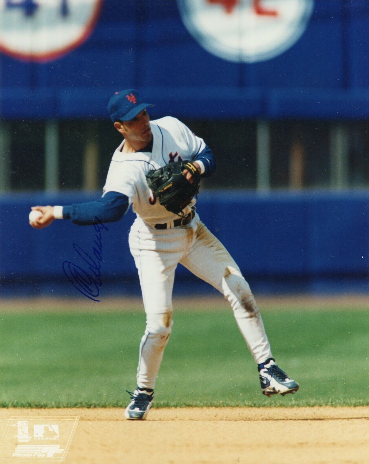 Rey Ordonez New York Mets Signed Autographed 8x10 Glossy Photo Poster painting COA