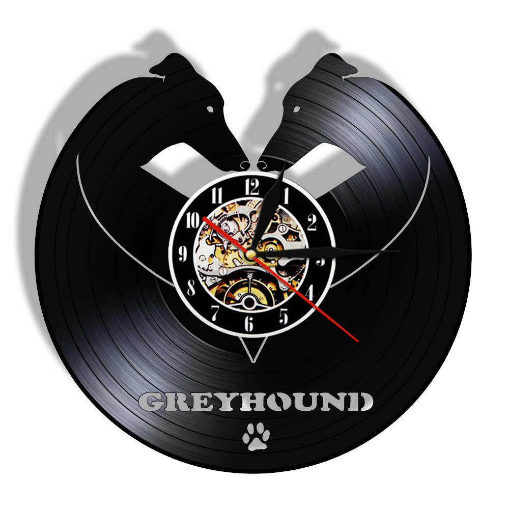 

Greyhound Album Re-purposed - Vinyl Record Wall Clock - Without LED, 501 Original