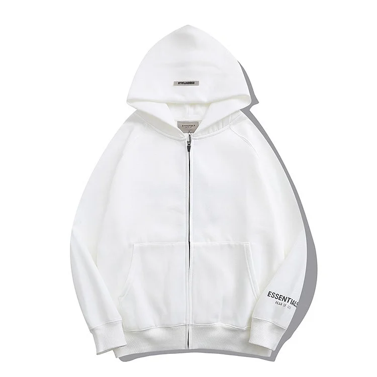 Fog Fear of God Hoodie Cardigan Brushed Hoody Fog Men's and Women's Hoodie Coat