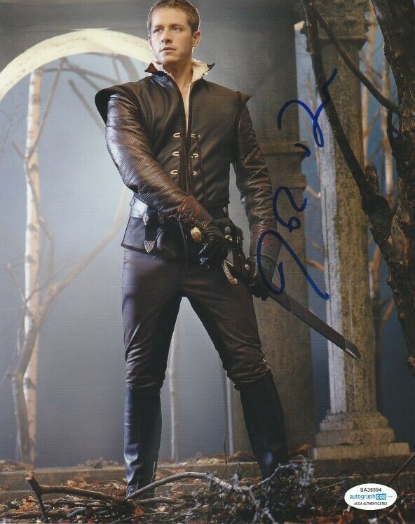 JOSH DALLAS SIGNED ONCE UPON A TIME PRINCE CHARMING 8x10 Photo Poster painting #1 ACOA COA