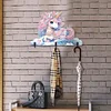  Diamond Art Hanging Hooks Rhinestone Painting Coat Hook (Unicorn B)