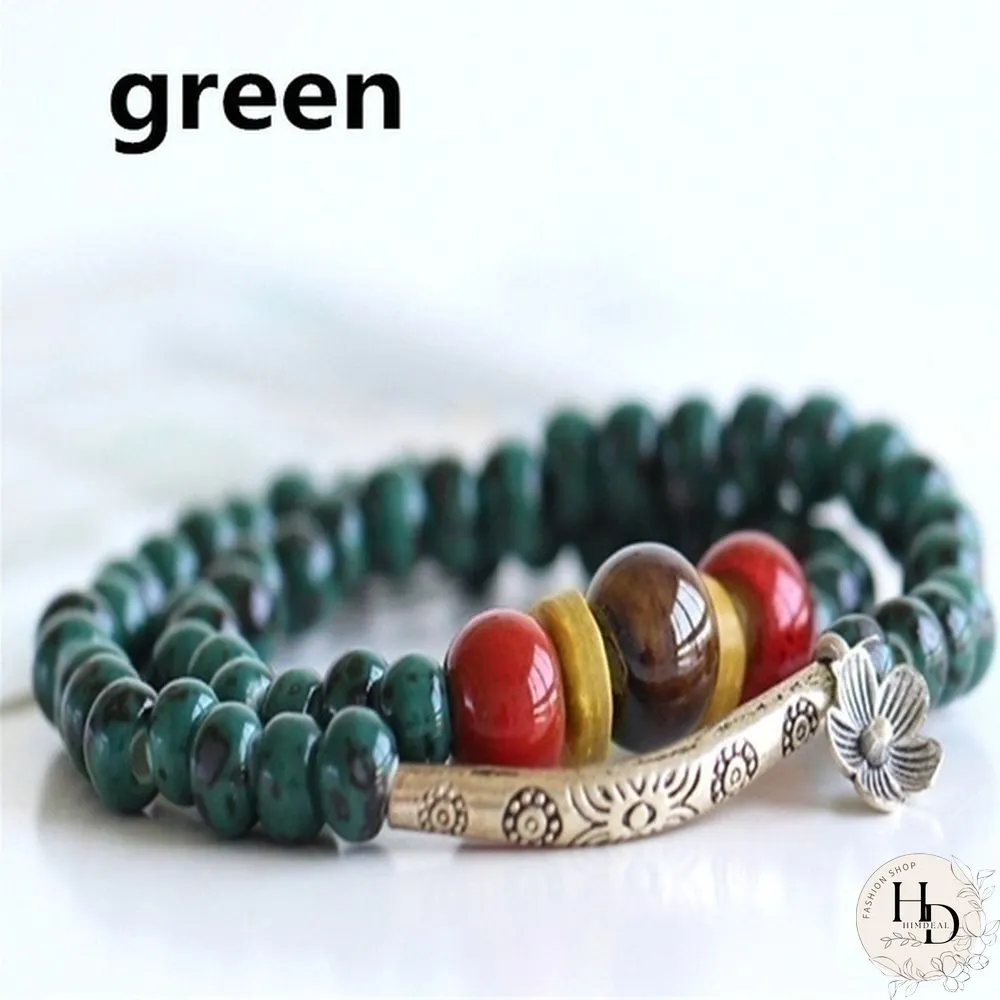 Fashion Jewelry Creative Handmade DIY Ceramic Multi-layer Fashion Accessories Handmade Bracelet