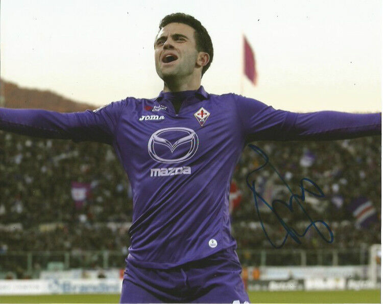 Fiorentina Giuseppe Rossi Autographed Signed 8x10 Photo Poster painting COA