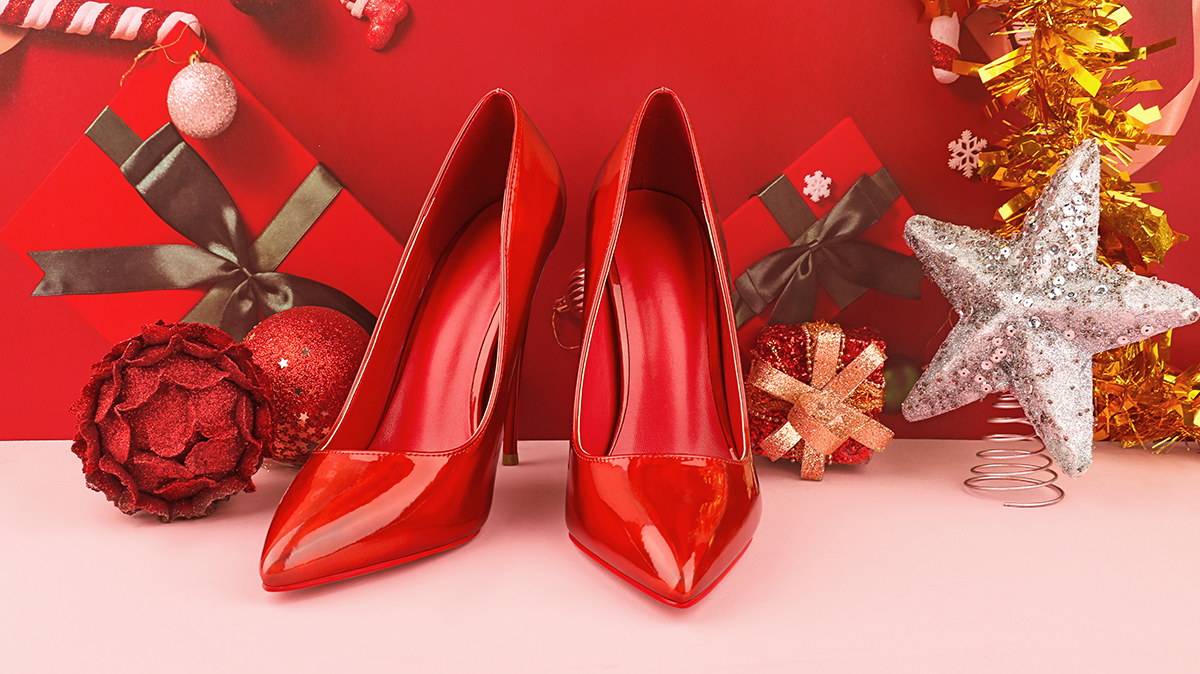 120/100mm Red Bottom Women's Party Wedding Heels Patent Pumps-MERUMOTE