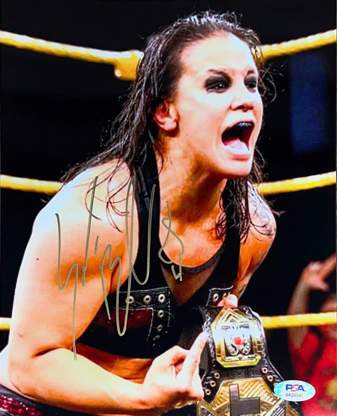 WWE SHAYNA BASZLER HAND SIGNED AUTOGRAPHED 8X10 Photo Poster painting WITH PROOF & PSA COA 10