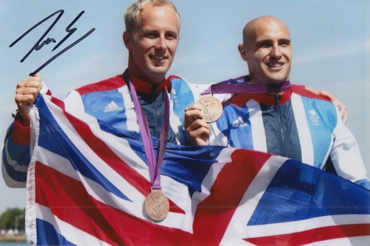 JON SCHOFIELD HAND SIGNED GREAT BRITAIN OLYMPICS 6X4 Photo Poster painting 3.