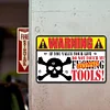 Warning - Vintage Metal Signs(12*16Inch) - Warning