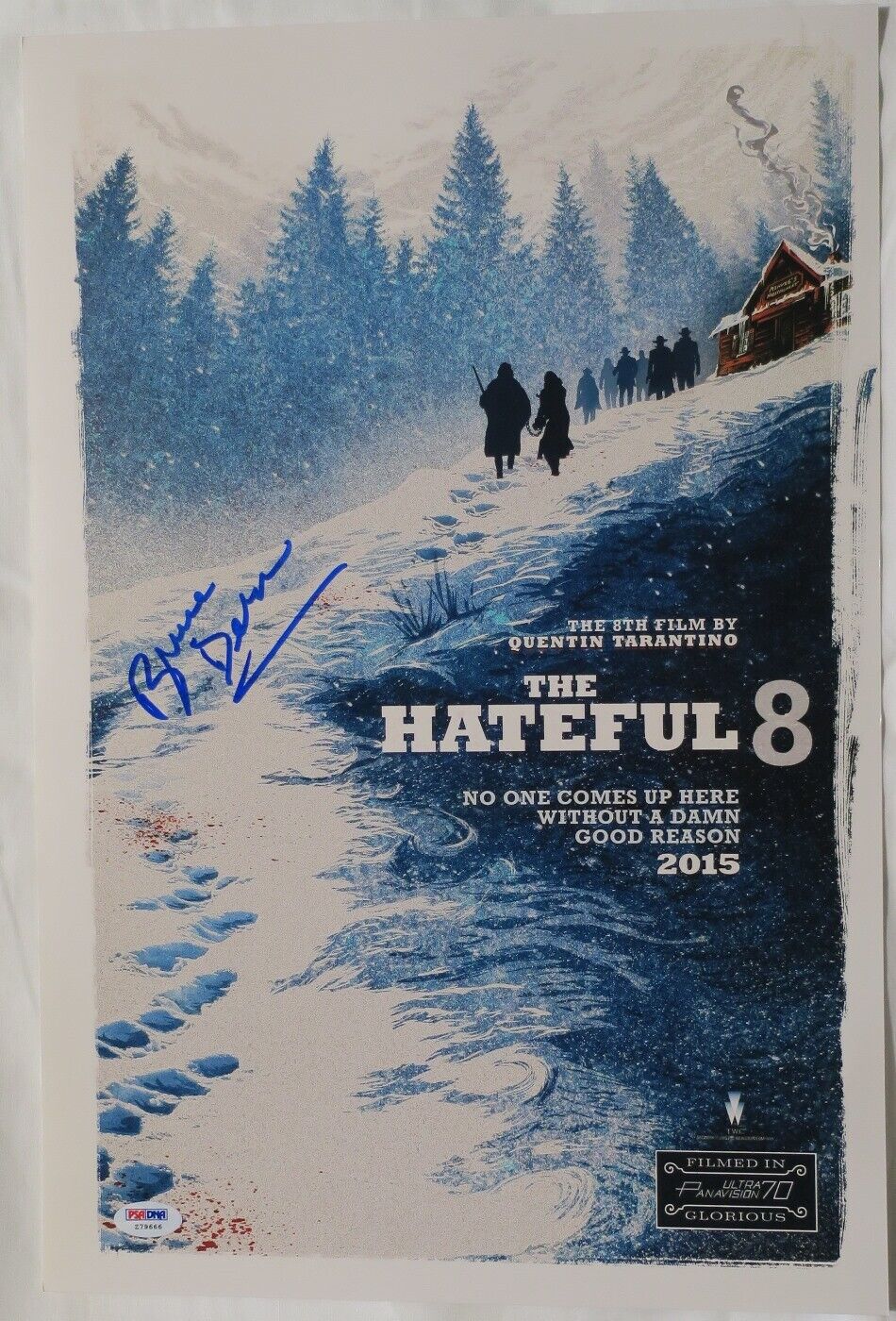 Bruce Dern Signed Hateful Eight Authentic Autographed 12x18 Photo Poster painting PSA/DNA#Z79666