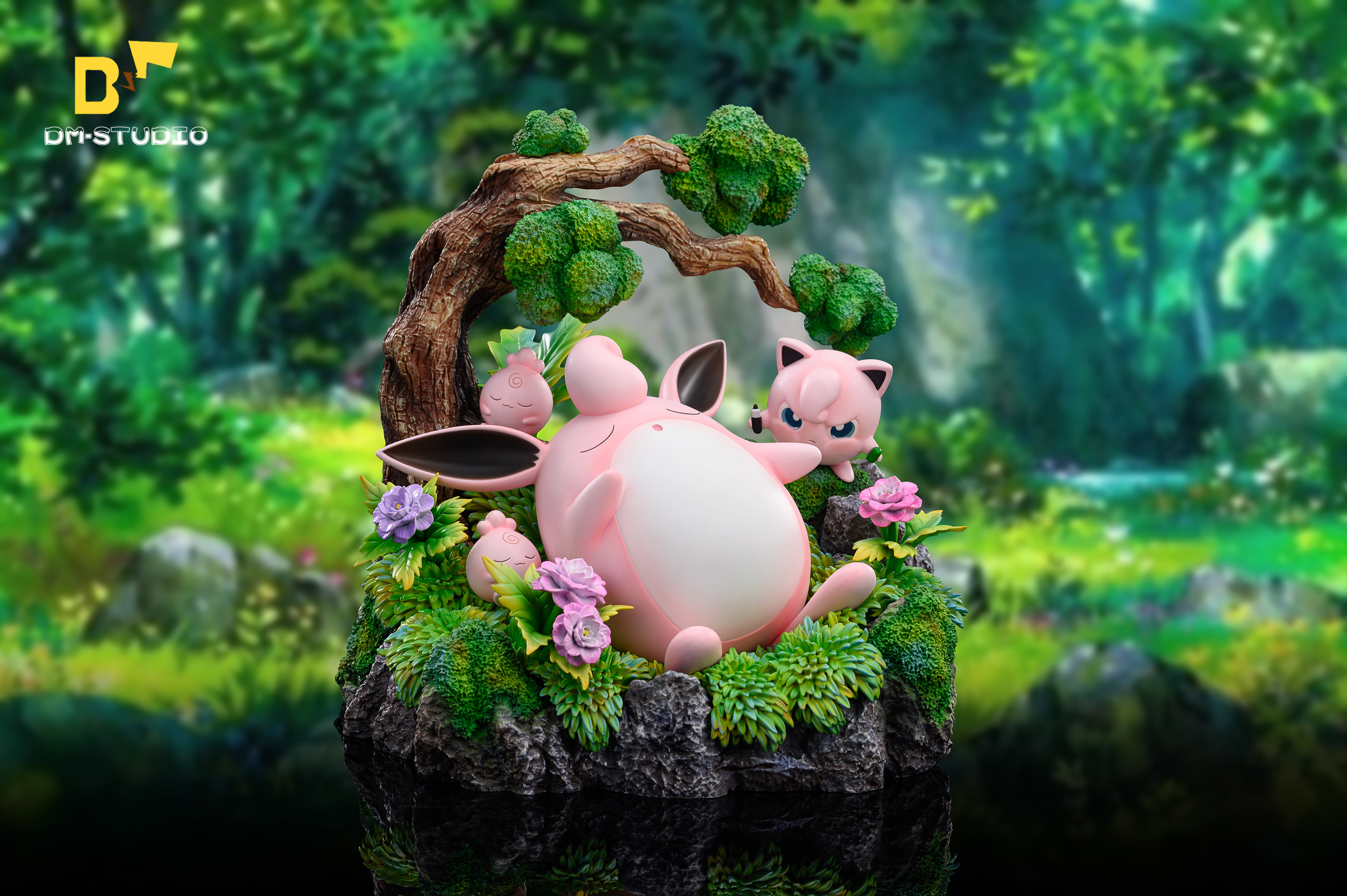 PRE-ORDER DM STUDIO Pokemon Jigglypuff Family Statue(GK)
