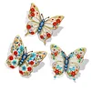 3D Wooden Diamond Art Butterfly Wall Decor Kit - DIY Sparkling Butterfly Craft for Home Decoration