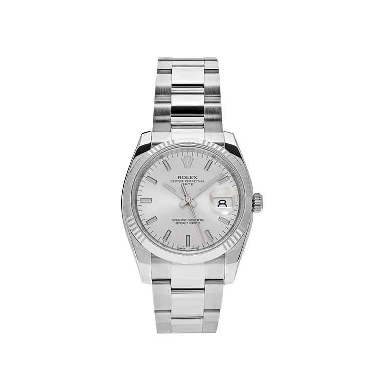 Rolex Oyster Perpetual 115234 Stainless Steel 34mm Date (2012)