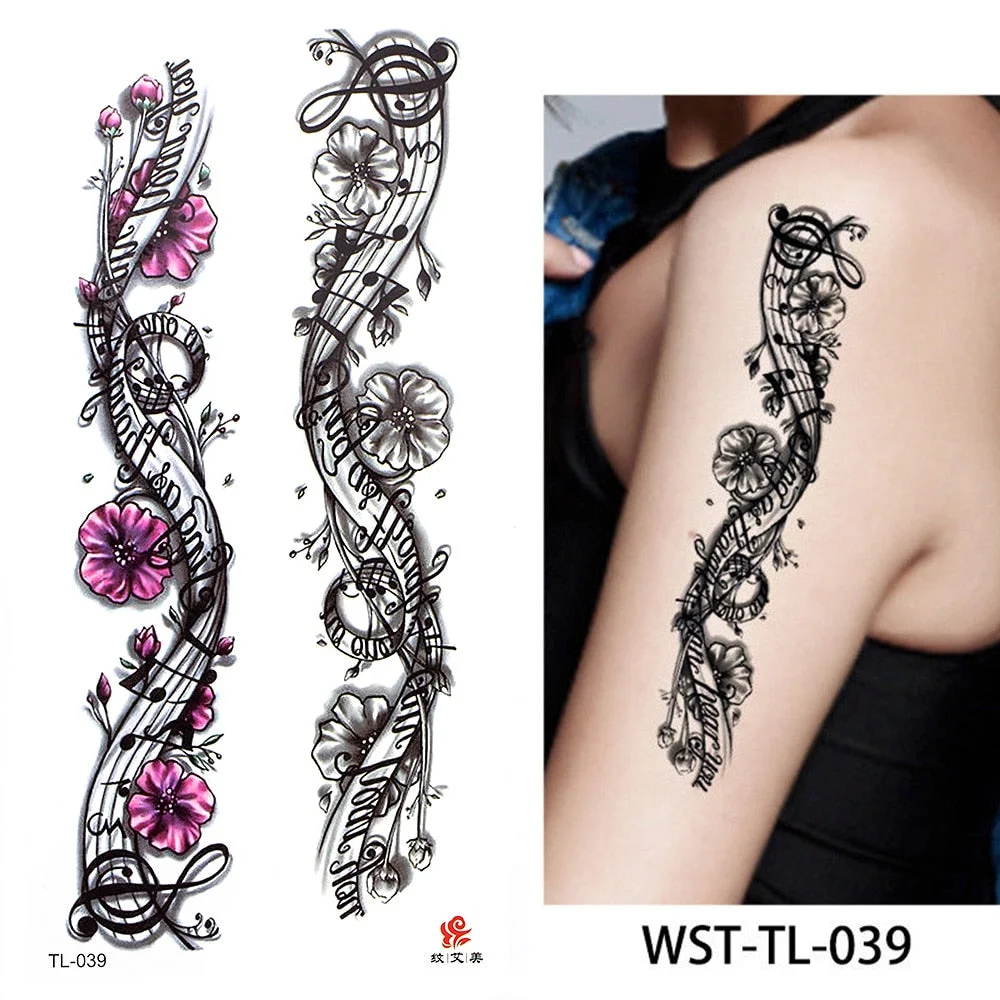 2021 New Fashion Geometry cool Temporary Tattoo Sticker Women Minimalist lines pattern Body Art New Design Fake Men Tattoos