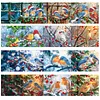12Pcs Diamond Painting Snowbird Greeting Card Set with Envelope