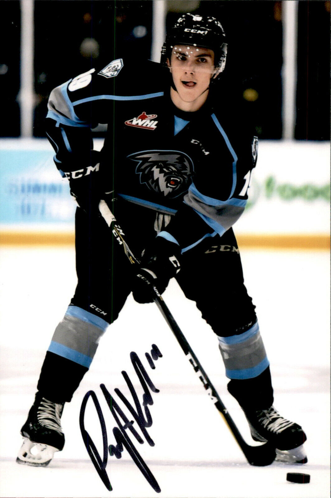 Peyton Krebs SIGNED 4x6 Photo Poster painting KOOTENAY ICE / VEGAS GOLDEN KNIGHTS #2