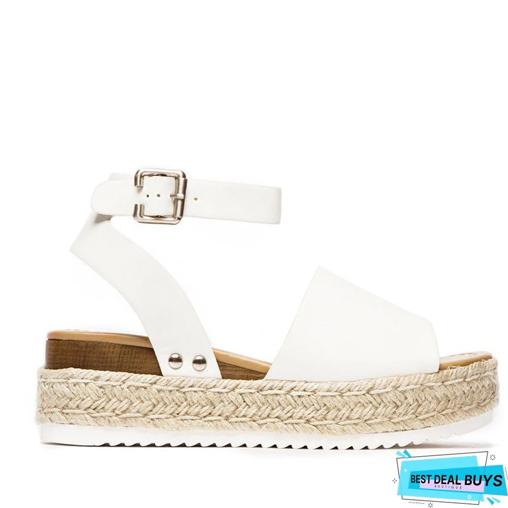 Casual Pu Spring/fall Sandals