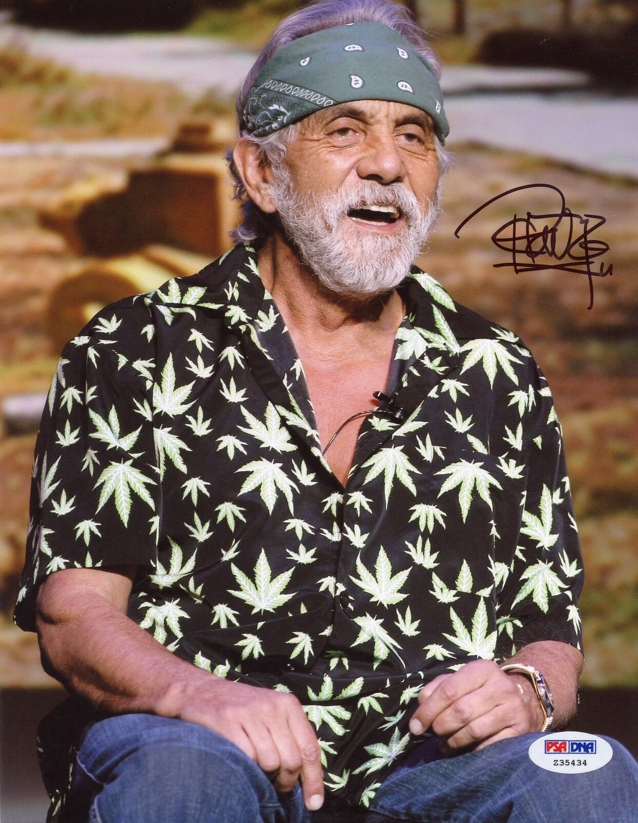 Tommy Chong 8x10 Photo Poster painting Signed Autographed Auto PSA DNA Up in Smoke Cheech &