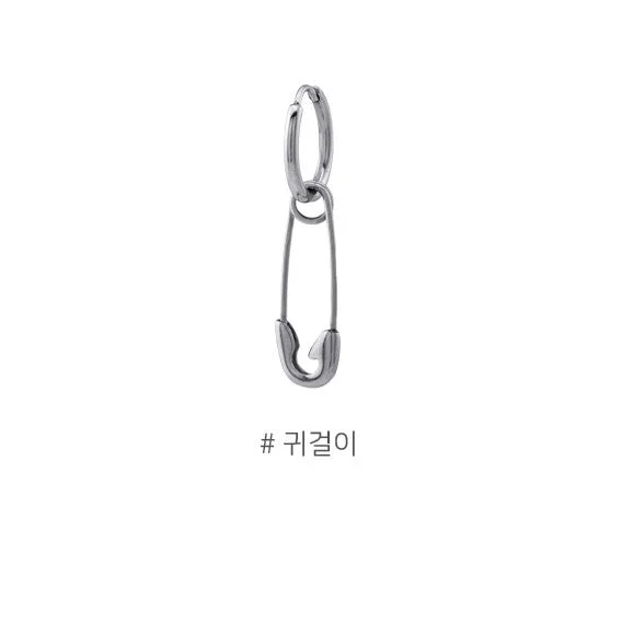 TXT Yeonjun / Taehyun Style Safety Pin Earring