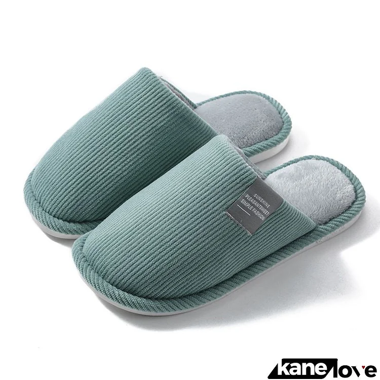 Size:5-10.5 Women Simple Solid Color House Slippers