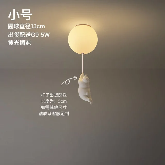 New LED Ceiling Lights Warm Cartoon Bear Ceiling lamp for Kids Rooms Bedroom Lamp Children 's Room Decor LED Light Fixtures