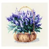 Flower-11CT Stamped Cross Stitch Kit(37*37cm)