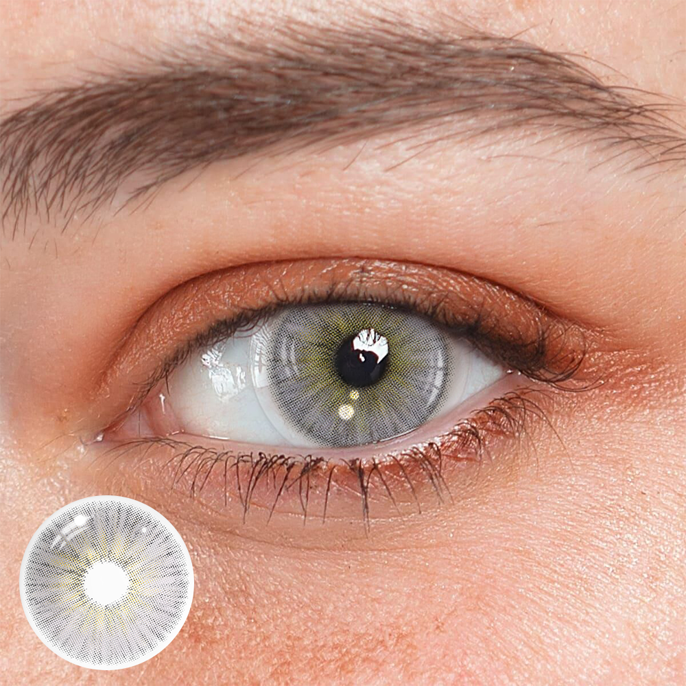 Karla Ash Gray Coloured Contact Lenses