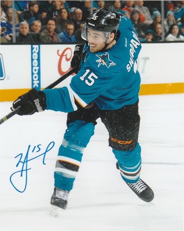 San Jose Sharks James Sheppard Signed Autographed 8x10 Photo Poster painting COA C