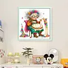 Weird Sewing Granny-11CT Stamped Cross Stitch 40*40cm/15.75*15.75in tapestrymarket