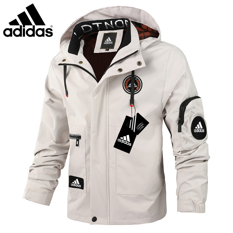 Adidas 2025 új férfi szélálló és vízálló taktikai kabát