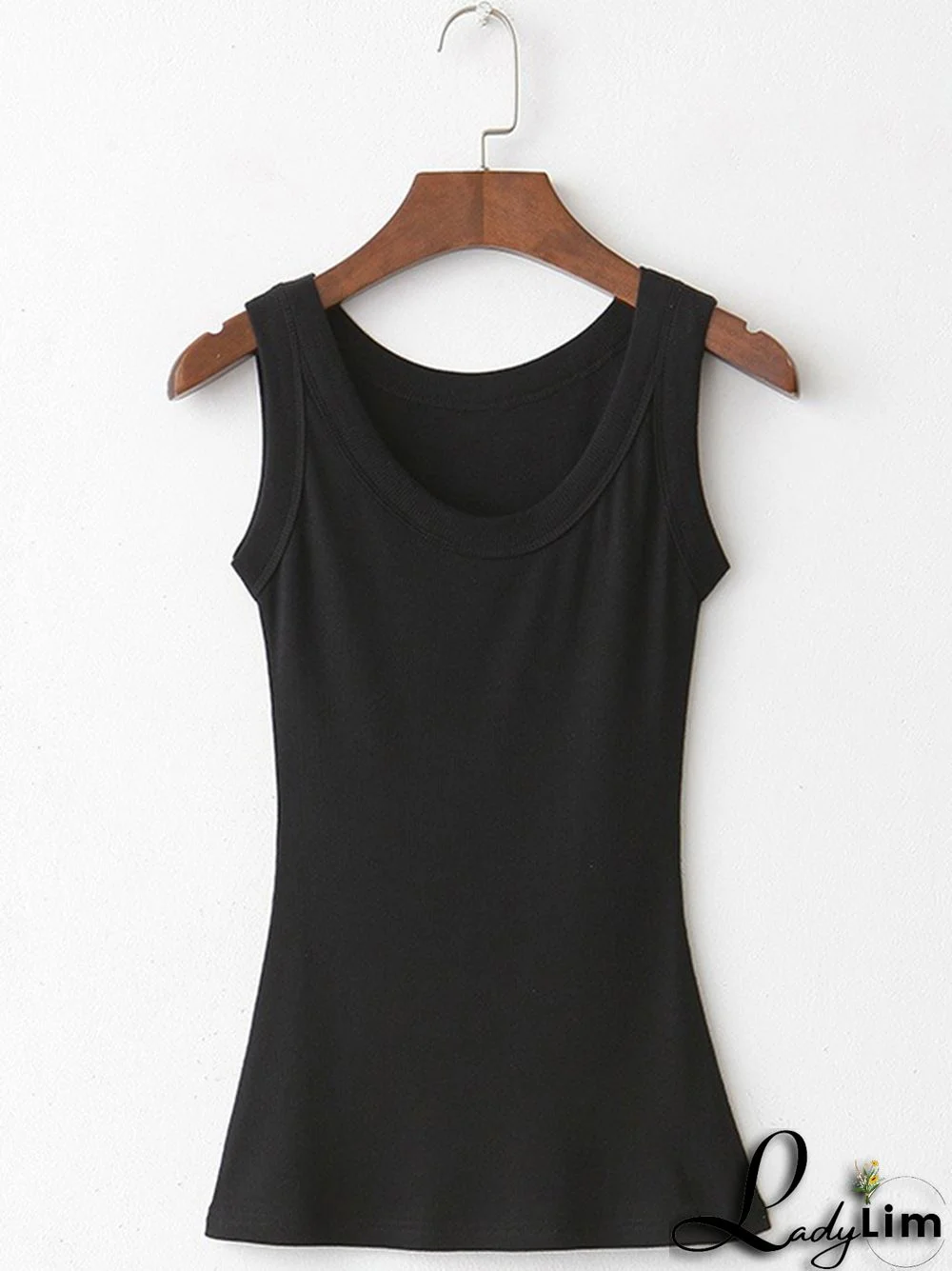 5 Colors Simple Solid Color Sleeveless Vest Top