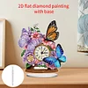 Flower Butterfly - 5D DIY Clock
