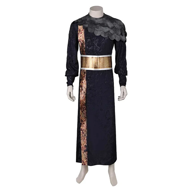 TV The Lord Of The Rings Season 2 (2024) Sauron Black Outfits Cosplay Costume Halloween Carnival Suit