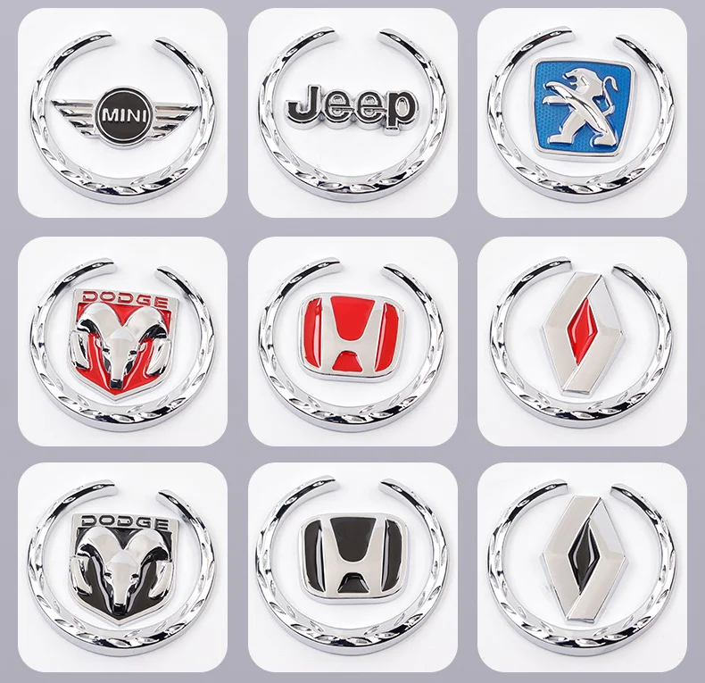 Special car modified metal three-dimensional car sticker