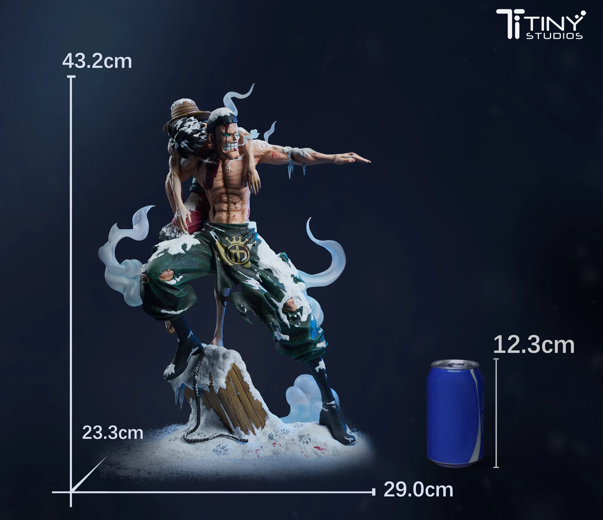 1/6 Scale Mr. 2 Bon Clay/ Bentham & Monkey D. Luffy - ONE